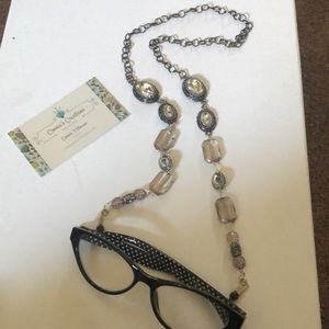 Beautiful handmade eyeglass chain